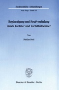Cover: Beg&uuml;nstigung und Strafvereitelung durch Vort&auml;ter und Vortatteilnehmer. - Duncker & Humblot