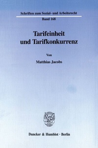 Abbildung von: Tarifeinheit und Tarifkonkurrenz. - Duncker & Humblot
