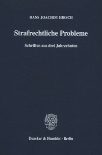 Enlarge image Cover: Strafrechtliche Probleme. - Duncker & Humblot