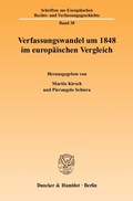 Cover: Verfassungswandel um 1848 im europ&auml;ischen Vergleich. - Duncker & Humblot