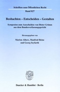 Cover: Beobachten - Entscheiden - Gestalten. - Duncker & Humblot
