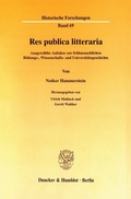 Cover: Res publica litteraria. - Duncker & Humblot