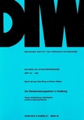 Cover: Der Dienstleistungssektor in Hamburg. - Duncker & Humblot