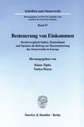 Cover: Besteuerung von Einkommen. - Duncker & Humblot