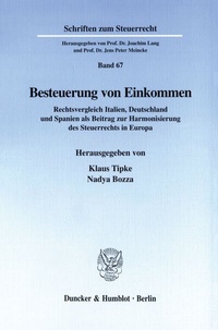 Abbildung von: Besteuerung von Einkommen. - Duncker & Humblot