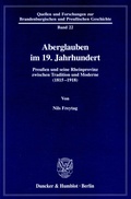 Cover: Aberglauben im 19. Jahrhundert. - Duncker & Humblot