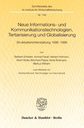 Cover: Neue Informations- und Kommunikationstechnologien, Tertiarisierung und Globalisierung. - Duncker & Humblot