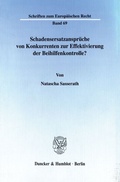 Bild: Schadensersatzanspr&uuml;che von Konkurrenten zur Effektivierung der Beihilfenkontrolle? - Duncker & Humblot