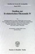 Cover: Studien zur Evolutorischen &Ouml;konomik IV. - Duncker & Humblot