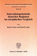 Cover: Innovationspotenziale deutscher Regionen im europ&auml;ischen Vergleich. - Duncker & Humblot