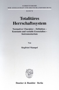 Abbildung von: Totalitäres Herrschaftssystem. - Duncker & Humblot