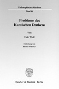 Cover: Probleme des Kantischen Denkens. - Duncker & Humblot