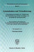 Cover: Systemdenken und Virtualisierung. - Duncker & Humblot