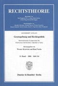 Cover: Gesetzgebung und Rechtspolitik. - Duncker & Humblot