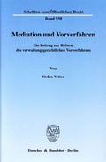 Abbildung von: Mediation und Vorverfahren. - Duncker & Humblot