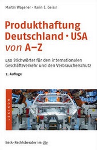 Abbildung von: Produkthaftung Deutschland - USA von A-Z - dtv