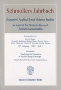 Cover: Symposium "Analysing the Dynamics of Social Change in Europe". - Duncker & Humblot