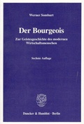 Cover: Der Bourgeois. - Duncker & Humblot