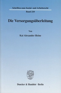 Abbildung von: Die Versorgungsüberleitung. - Duncker & Humblot