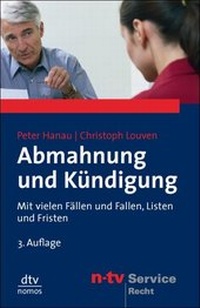 Abbildung von: Abmahnung und Kündigung - dtv