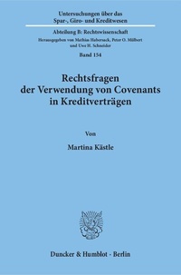 Abbildung von: Rechtsfragen der Verwendung von Covenants in Kreditverträgen - fibre