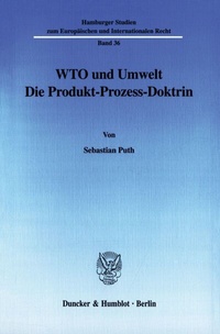 Bild: WTO und Umwelt. - Duncker & Humblot