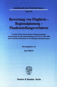 Abbildung von: Bewertung von Fluglärm - Regionalplanung - Planfeststellungsverfahren. - Duncker & Humblot