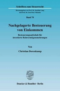 Abbildung von: Nachgelagerte Besteuerung von Einkommen. - Duncker & Humblot