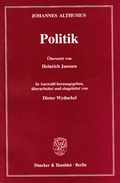 Cover: Politik. - Duncker & Humblot