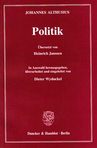Enlarge image Cover: Politik. - Duncker & Humblot