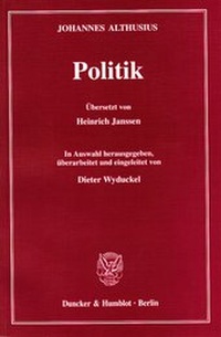 Abbildung von: Politik - Duncker & Humblot