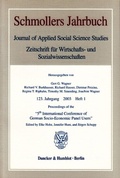 Cover: Proceedings of the "5th International Conference of German Socio-Economic Panel Users". - Duncker & Humblot