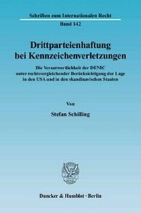 Abbildung von: Drittparteienhaftung bei Kennzeichenverletzungen. - Duncker & Humblot