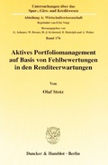 Cover: Aktives Portfoliomanagement auf Basis von Fehlbewertungen in den Renditeerwartungen. - Duncker & Humblot