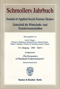 Cover: Symposium "The Economics of Mandated Codetermination". - Duncker & Humblot