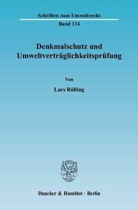 Bild: Denkmalschutz und Umweltverträglichkeitsprüfung. - Duncker & Humblot