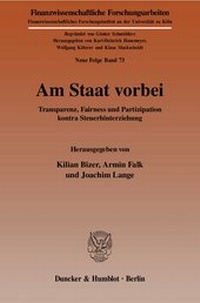 Abbildung von: Am Staat vorbei. - Duncker & Humblot