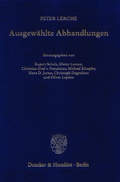 Cover: Ausgew&auml;hlte Abhandlungen. - Duncker & Humblot