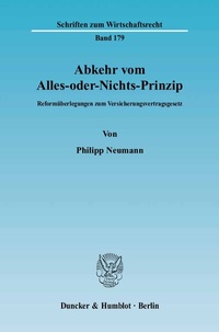 Abbildung von: Abkehr vom Alles-oder-Nichts-Prinzip. - Duncker & Humblot