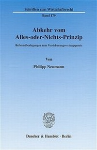 Abbildung von: Abkehr vom Alles-oder-Nichts-Prinzip. - Duncker & Humblot