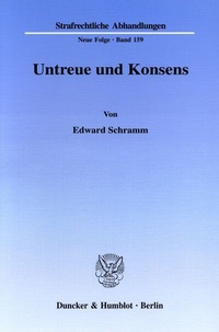 Abbildung von: Untreue und Konsens. - Duncker & Humblot