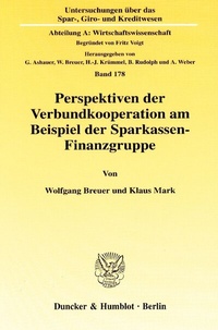 Abbildung von: Perspektiven der Verbundkooperation am Beispiel der Sparkassen-Finanzgruppe. - Duncker & Humblot
