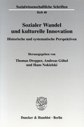 Cover: Sozialer Wandel und kulturelle Innovation. - Duncker & Humblot