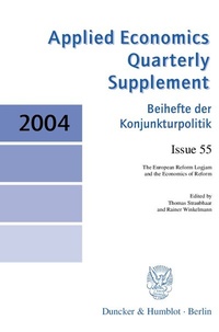 Enlarge image Cover: The European Reform Logjam and the Economics of Reform. - Duncker & Humblot