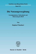 Bild: Die Nutzungsvergütung. - Duncker & Humblot