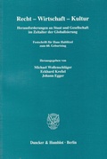 Cover: Recht - Wirtschaft - Kultur. - Duncker & Humblot