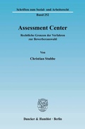 Cover: Assessment Center. - Duncker & Humblot