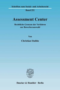 Abbildung von: Assessment Center. - Duncker & Humblot