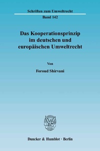 Bild: Das Kooperationsprinzip im deutschen und europäischen Umweltrecht. - Duncker & Humblot