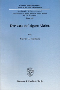 Abbildung von: Derivate auf eigene Aktien. - Duncker & Humblot